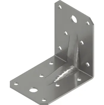 Tesařské kování Bova Spojovací úhelník, 70 × 55 × 70 mm, ocel, žárově pozinkovaný, 25 ks&nbsp;BV/Ú 05-21 V