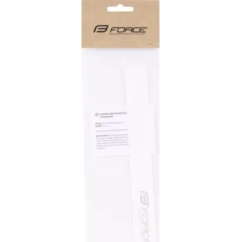 Řetěz na kolo nálepka FORCE pod řetěz střední, čirá