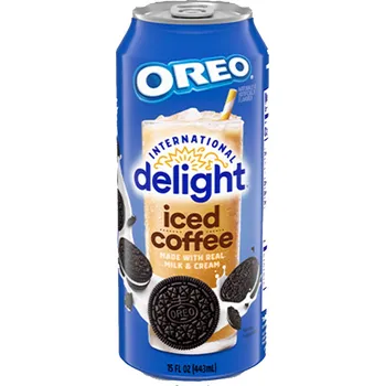 INT Delight Iced Coffee Oreo 443ml (Kartonové balení : 12 ks)