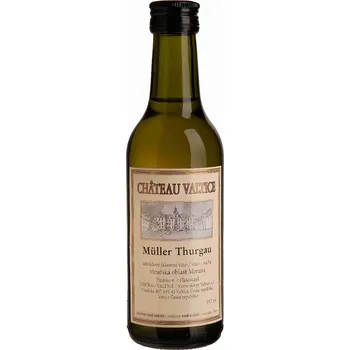 Chateau Valtice Müller Thurgau 187ml cena za kartonové balení (Kartonové balení : 24 ks)