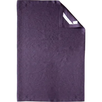 Utěrka TULULUM Lněná utěrka - tmavě fialová, 44 x 66 cm