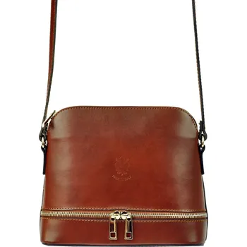 Kabelka Kožená crossbody kabelka Gregorio 510 hnědá