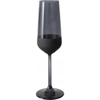 Sklenice Sklenice na šampaňské černá MOLUNA, 195 ml