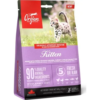 Krmivo pro kočku Orijen Cat Kitten Chicken/Turkey/Fish, 340 g