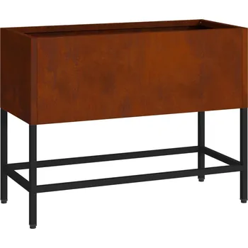 Truhlík vidaXL Vyvýšený zahradní květináč Rezavá 60 x 26 x 45 cm [865889]