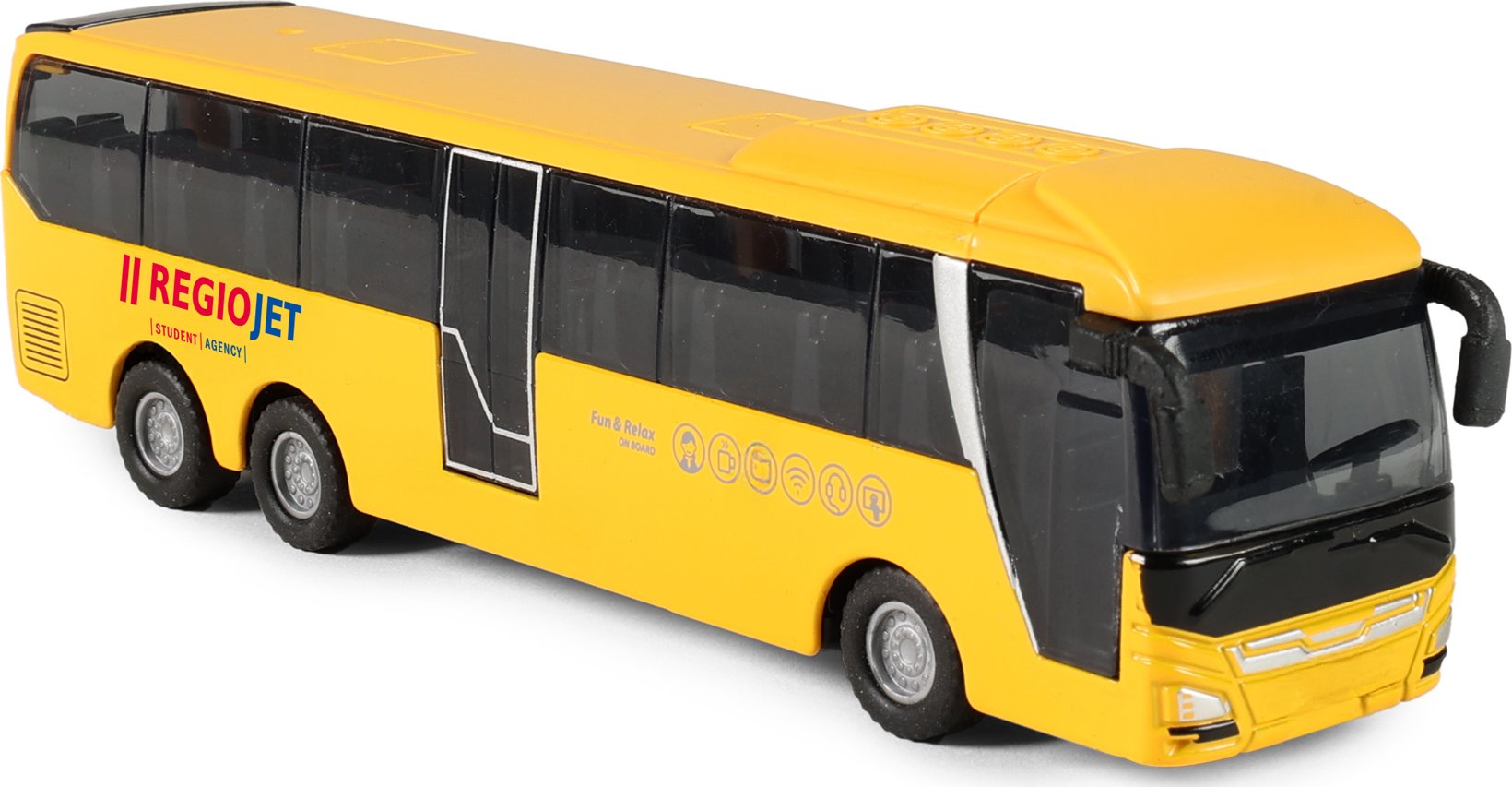 Kovový autobus RegioJet 15 cm