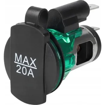 Ventilátor topení a klimatizace Autozásuvka zapalovače cigaret elektrická euro 12/24V 20A 240W