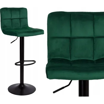 Barová židle Barová Židle eHokery odstíny zelené 107 cm látka