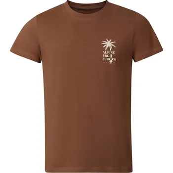 Pánské bavlněné triko ALPINE PRO SUMEK bison - M