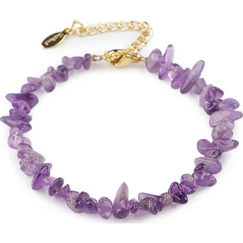 Náramek Náramek ze zlomků minerálů - 4 ametyst
