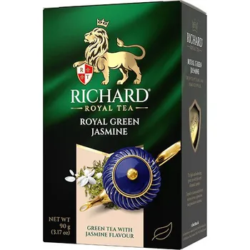 Čaj RICHARD Royal Green Jasmine 90 g (sypaný, zelený čaj)