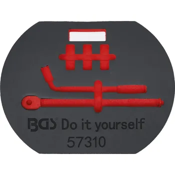 Sada nářadí Pěnová vložka, prázdná, pro BGS 57310 - BGS 57310-1
