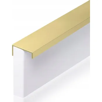 Nábytkové kování Úchytka hranová VERA C-4909A, zlatá matná, 222 mm