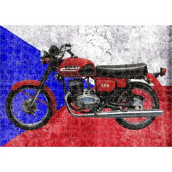 Puzzle puzzle s motorkou ČZ 175 120 dílků