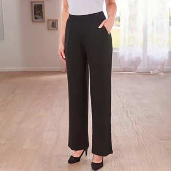 Dámské kalhoty Pohodlné kalhoty černá XXL