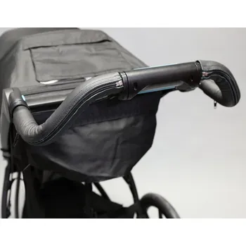 Příslušenství pro přepravu dětí KIDILOO Kožený potah rodičovského madla pro THULE hladký