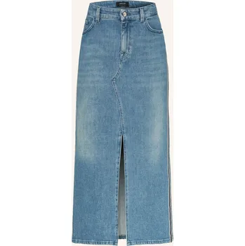 Dámská sukně Marc Cain Dámská Džínová Sukně S Galonovými Pruhy, 353 blue...