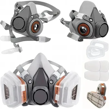 Filtrační polomaska pro dva ochranné filtry a opakované použití