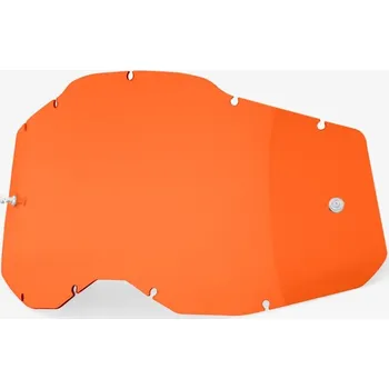 Motocyklové brýle plexi Racecraft 2/Accuri 2/Strata 2, 100% - USA (oranžové, Anti-fog)