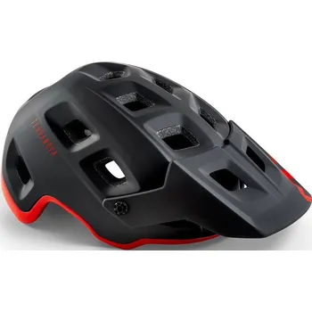 Cyklistická přilba MET Terranova - red black matt glossy 58-61