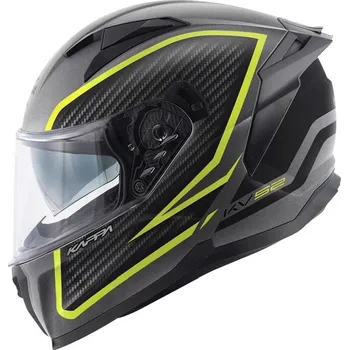 Helma na motorku KAPPA KV52 Kronos Integrální Přilba XL, Clona, Matný Vzhled Karbonu, ECE 22R06