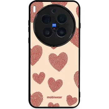 Pouzdro na mobilní telefon Lesklý kryt Mobiwear Glossy - Vivo X300 Pro - GP93G Otisk srdce (Prémiové lesklé pouzdro, obal, kryt Mobiwear Glossy na mobil Vivo X300 Pro - GP93G Otisk srdce, materiál Plast + TPU silikon - krytí po všech stranách, neošoupatelný potisk, tenké provedení,