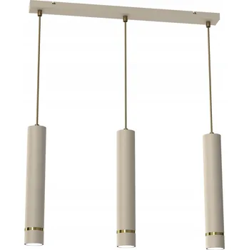 Závěsné svítidlo lišta trubice trubka lustr 3xGU10 kašmír zlatá /LED/ TUBE