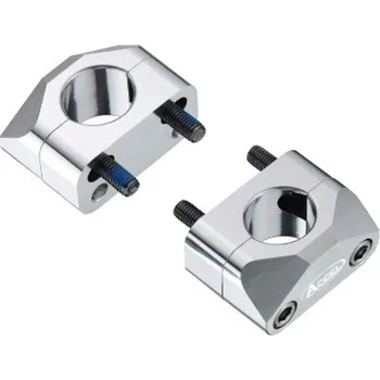 Řídítka ACCEL držáky/zvedáky na řidítka (28,6mm) výška 20mm barva stříbrná (BM-15SV28) (ACCEL držáky/zvedáky na řidítka (28,6mm) výška 20mm barva stříbrná (BM-15SV28))