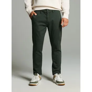 Pánské džíny Sinsay - Slim fit džíny s efektem praní - zelená - 455FB-97X - 455FB-97X-30