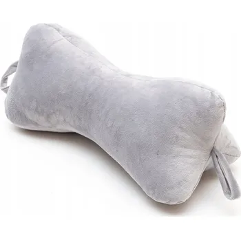 Polštář Polštář na spaní na boku Kost 100% Puch 37x17 cm Polštář Pod krk Šedá