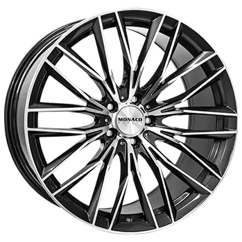 Alu kolo Alu kola MONACO WHEELS GP2, 18x8 5x112 ET45, šedivá + leštění