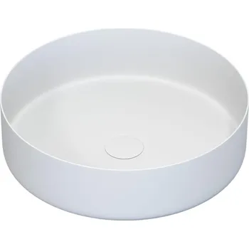 Umyvadlo na desku LJORDAL pr. 40 cm ocel/bílá