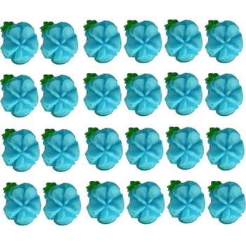 Jedlá dekorace na dort Fagoš Cukrové ozdoby Karafiát modrý 6g