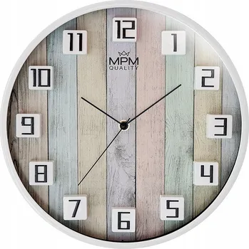 Hodiny Nástěnné hodiny MPM vícebarevné 30,4 cm