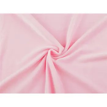 Minky hladké / plyš baby elastický - 3 růžová sv.