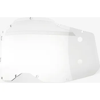 Motocyklové brýle plexi Forecast Racecraft 2/Accuri 2/Strata 2, 100% - USA (čiré, Anti-fog)