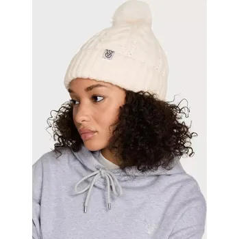 Čepice Victoria's Secret dámská zimní čepice Cozy Cable-Knit Pom mléčná univerzální