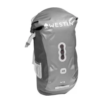 Pouzdro na rybářské vybavení Westin Batoh W6 Roll-Top Backpack Silver/Grey 40l