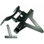 HSM Držák SPZ SUZUKI GSX-R 1000 07-08, nastavitelný, černý, s držákem odrazky