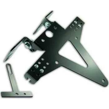 Držák SPZ HSM Držák SPZ KAWASAKI ZX-10R 04-05, nastavitelný, černý, s držákem odrazky