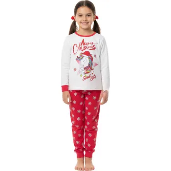 Dívčí pyžamo SEZON M2117 Dívčí pyžamo bílá 100