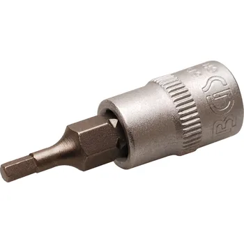 Hlavice zástrčná 1/4" 6,3mm, imbus 2,5 mm, délka 38mm - BGS 5154