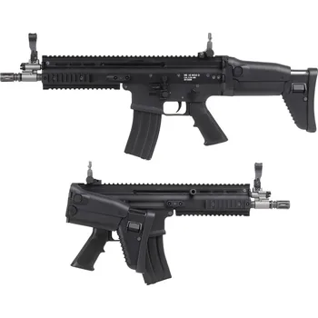 Sport WE Airsoftová zbraň SCAR-L Short GBB V3 CO2 verze, blowback - černá