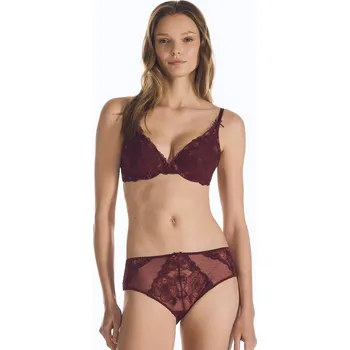 Dámský kabát Reserved - LADIES` BRIEFS - mahagonová - 772HQ-93X - 772HQ-93X-XXL