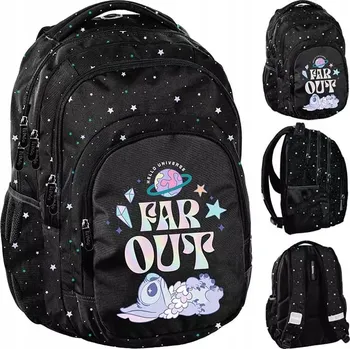 Školní batoh vícekomorový Lilo a Stitch Paso černý, vícebarevný, 20 l