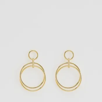 Náušnice Reserved - Visací náušnice - zlatý - 011ID-GLD - 011ID-GLD-ONE