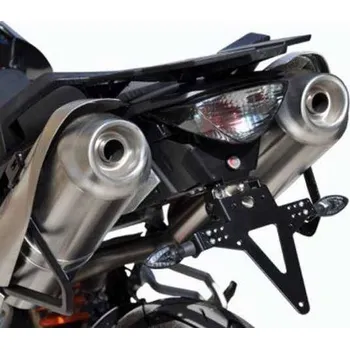 Autodíl HSM Držák SPZ KTM Supermoto 950/990 SM/T/R, 08-14, nastavitelný, s držákem odrazky