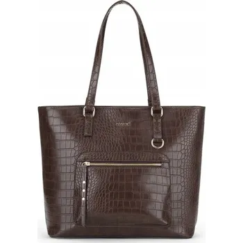 Kabelka PUCCINI kabelka eko kůže hnědá