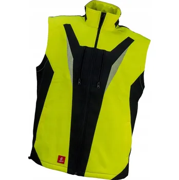 Pánská vesta SOFTSHELLOVÁ VESTA, ZATEPLENÝ BEZRUKÁVNÍK URG-823 žlutá URGENT vel. M