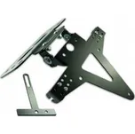 HSM Držák SPZ SUZUKI GSX-R 600/750 04-05, nastavitelný, černý, s držákem odrazky